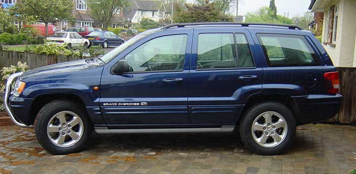 Jeep Grand Cherokee Overland 2004. old Jeep Grand Cherokee